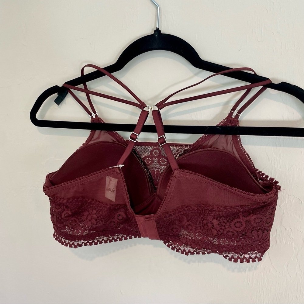 Aerie Real PowerWireless Push Up Joy Lace Bra - Picture 6 of 9